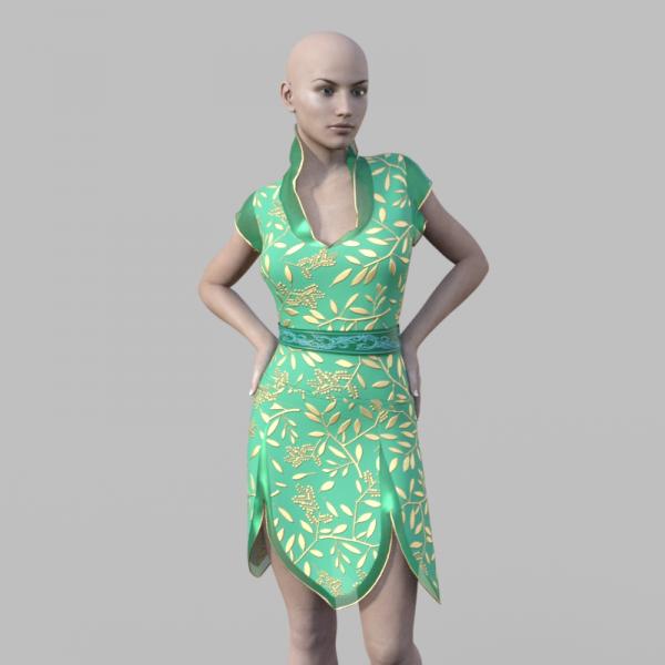 Elven Dress for G3F