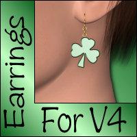 Shamrock Earrings for V4