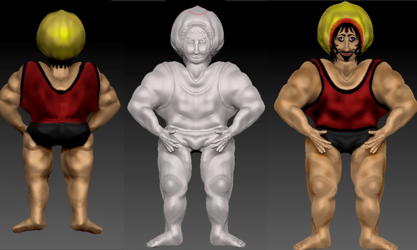 Muscular 3d