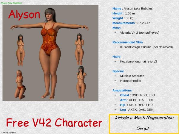 Alyson V4.2 Free Character