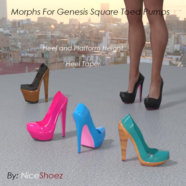 Morphs For Square Toed Pumps For Gensis