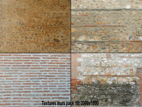 Textures Walls/Murs pack 10