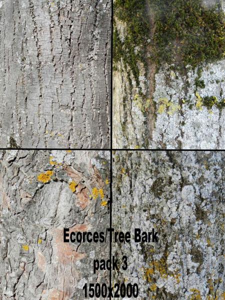 Ecorces/Tree Bark pack 3