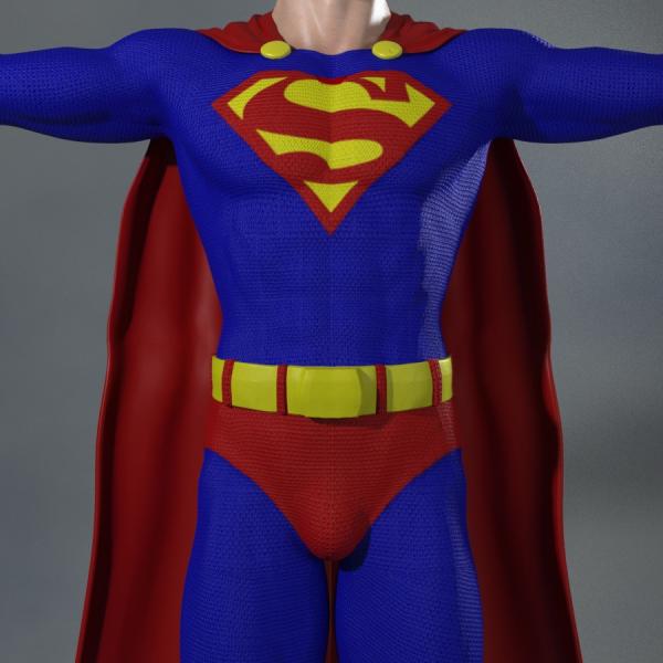 Complete Superman Suit for Genesis Supersuit