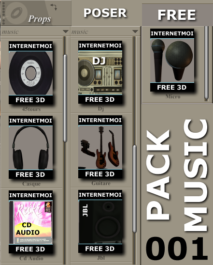 Pack Music 001 PROPS