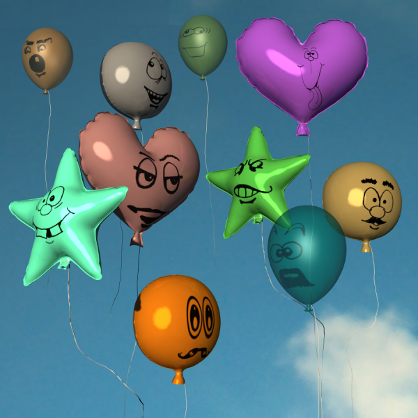 Silly Faces for Party Time Balloons