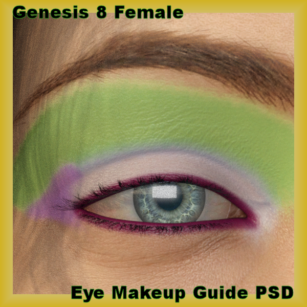 Gen8Fem Eye Makeup Guide PSD