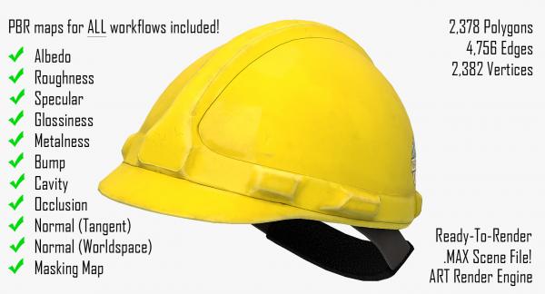 Hard Hat Low Poly