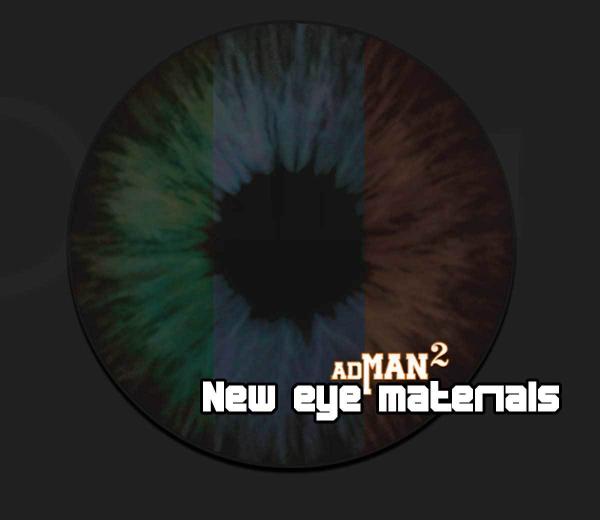 adman v2 New eyes materials