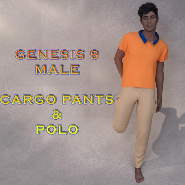 Genesis 8 Male Cargo Pants &amp; Polo