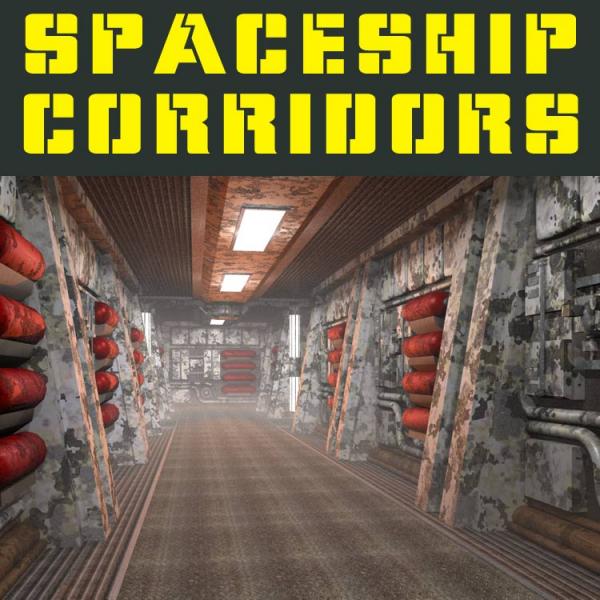 Spaceship Corridor for Bryce