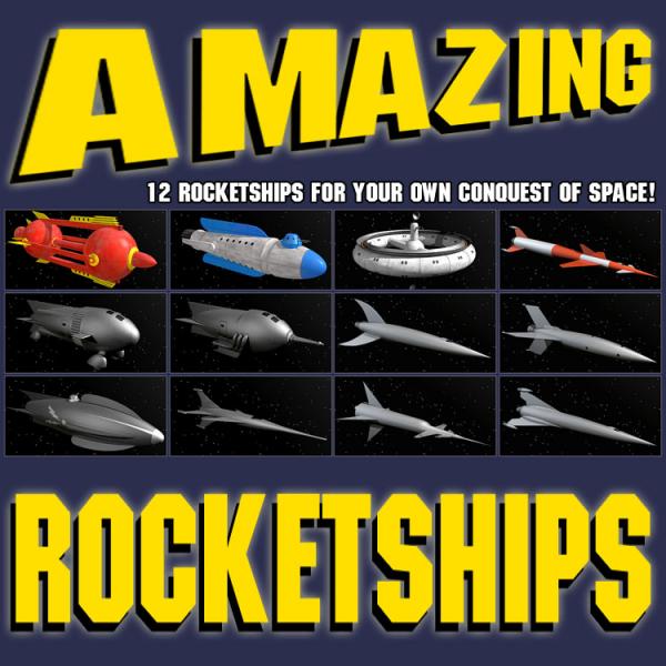Amazing Rocketships for Bryce