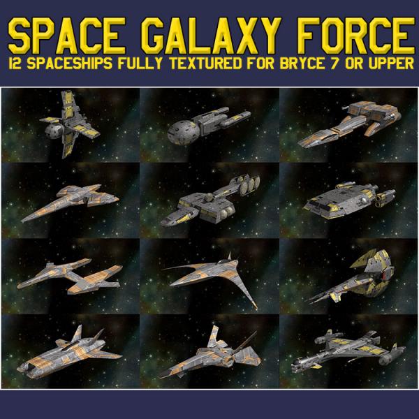 Space Galaxy Forces for Bryce