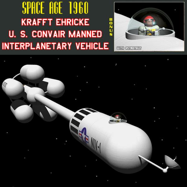 Convair Manned Interplanetary Vehicle for Bryce