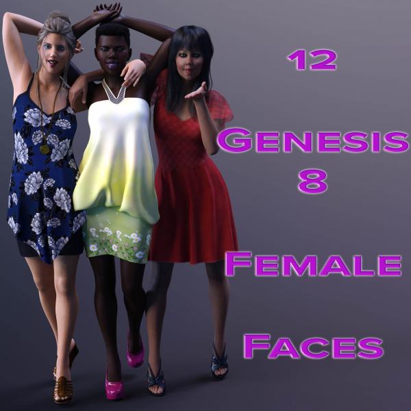 Genesis 8 Female Faces