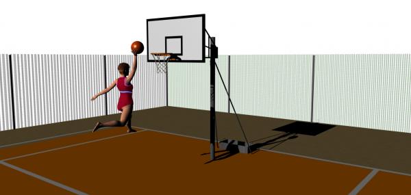 Basketball rack