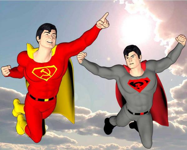 Red Son Superman and Sovietman for Uzilite M4 Suit