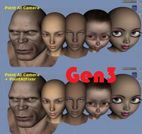 PointAt-Fixer for Genesis' eyes (upd for Gen 3 )