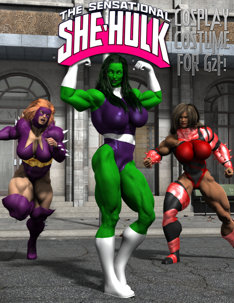 Sensational She-Hulk Cosplay for G2F