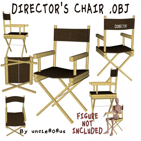 Director&#039;s Chair 3D Object