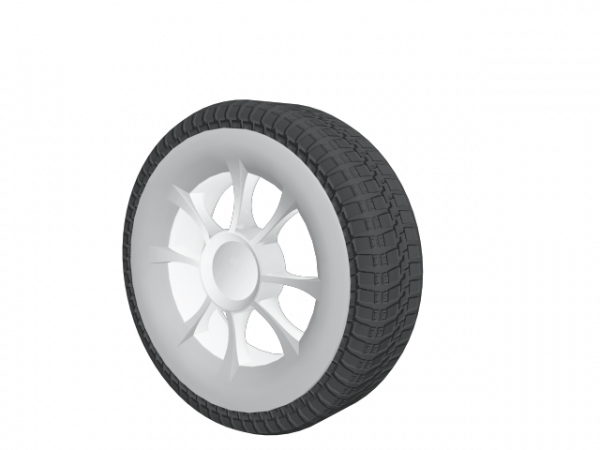 rims +rubber (tire)
