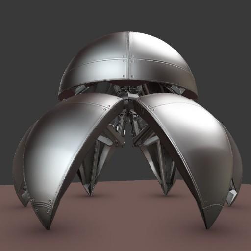 Sphere Bot High Poly Version