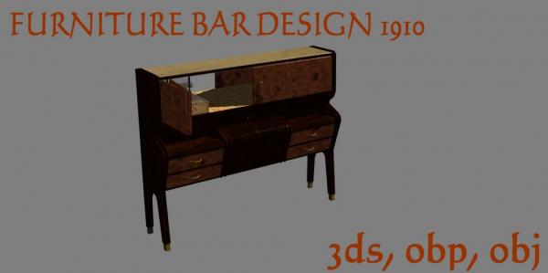 Furnirure bar design 1910