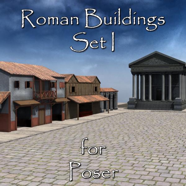 Roman Buildings Set I (for Poser)