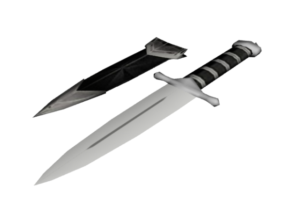 Low Poly Throwing Dagger