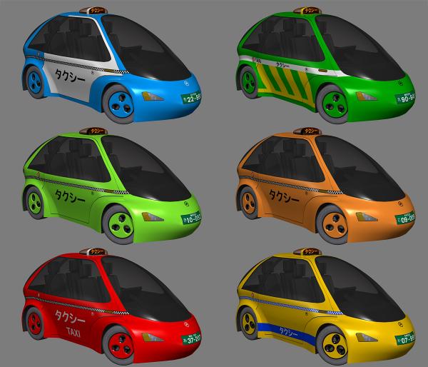 Japanese Taxi Pack for Future Traffic 3