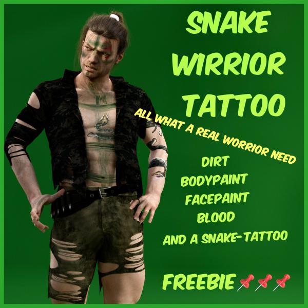 Snake Worrior Tattoo for GM8