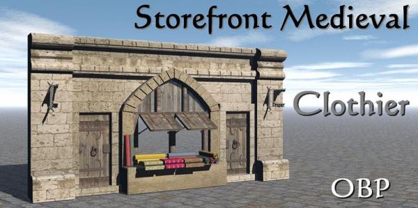 Storefront medieval Clothier