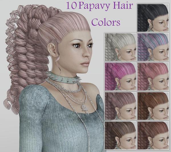 Papavy Hair Colors
