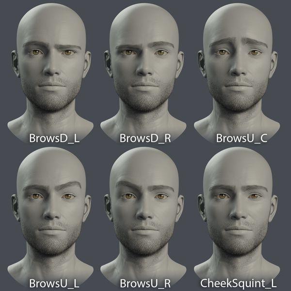 FaceShifter For Genesis 8 Male
