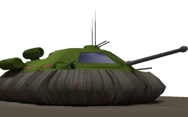 GEV hovertank figure for Poser