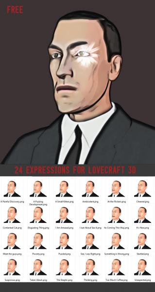24 Expressions for Lovecraft 3D