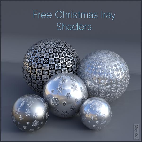 Free Christmas Iray Shaders