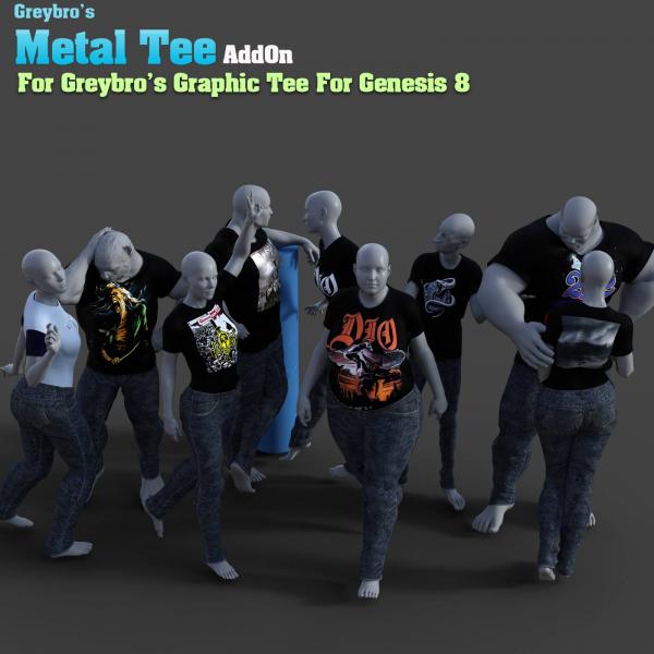 Metal T&#039;s Addon for for Greybro&#039;s Graphic T