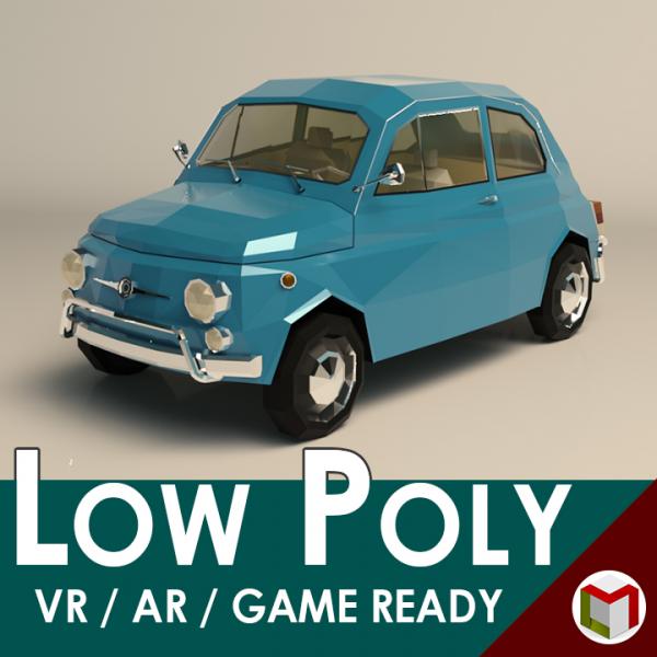 Low Poly City Car 05