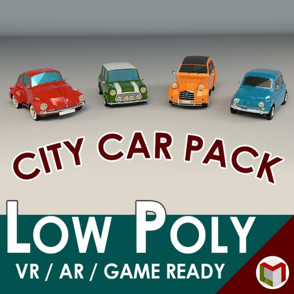 Low Poly City Car Pack