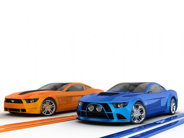 3D Model of Ford Mustang 2009 concept + tuned