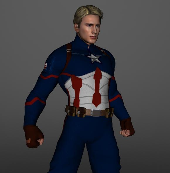 Captain America CW Textures