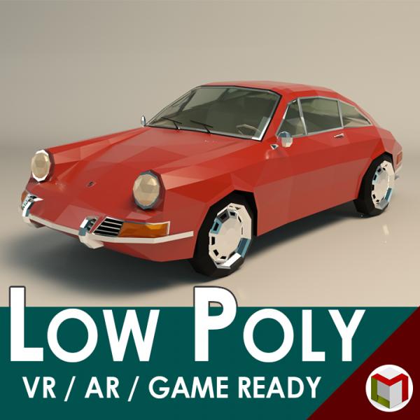 Low Poly Sports Car