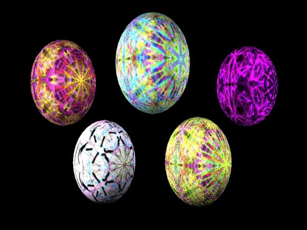 colorful eggs 1-5