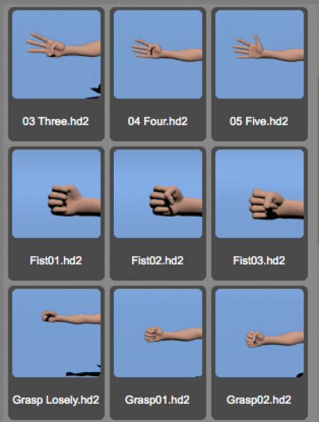 Hand Signals for Pranx2