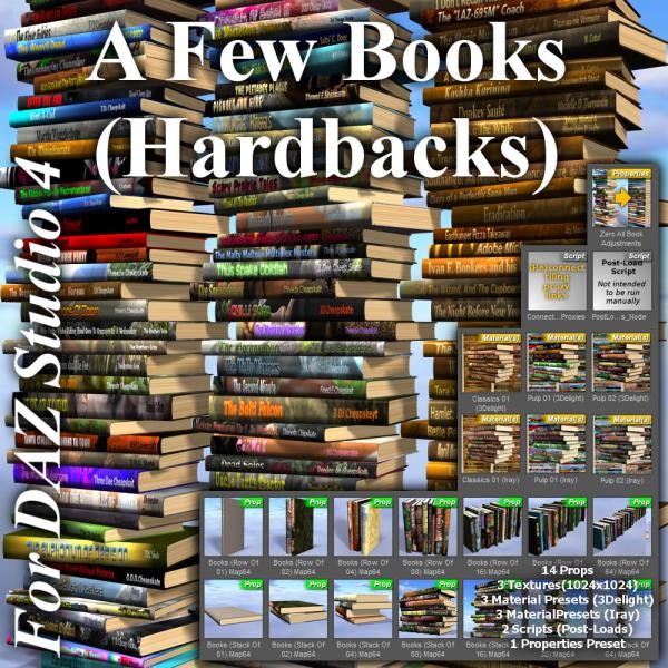 A Few Books (Hardbacks) For DAZ Studio 4