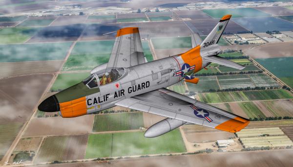 CA ANG Texture for Pedro Caparros F-86D Sabre Dog