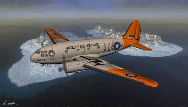 USAF Cold War Texture for Pedro Caparros C-46