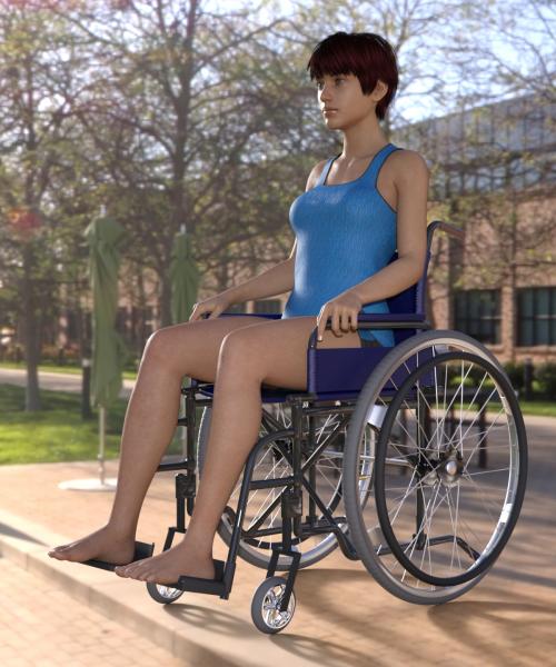 Wheelchair for Daz Studio