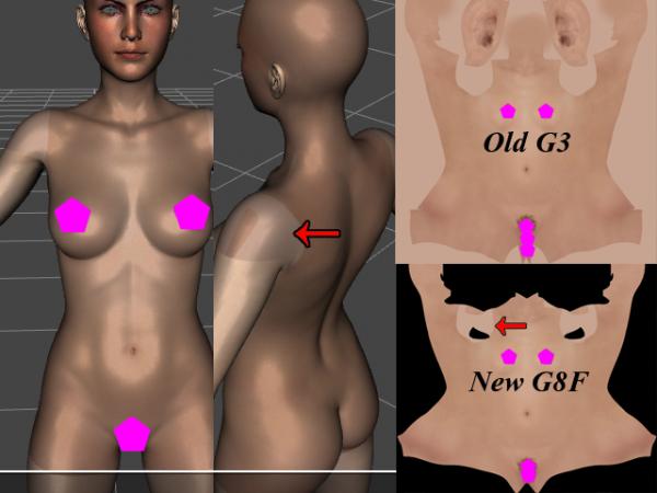 Changing The Blond G3 Model To G8F Process (Body)
